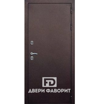 металлическая дверь с отделкой цинкогрунт, модель с терморазрывом